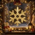 BRILAGI - LED Venkovní vánoční dekorace LED/6W/8 funkcí 43 cm IP44 vločka teplá bílá