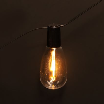 Brilagi - LED Venkovní vánoční girlanda 10xLED/3xAA 3,2m IP44 teplá bílá