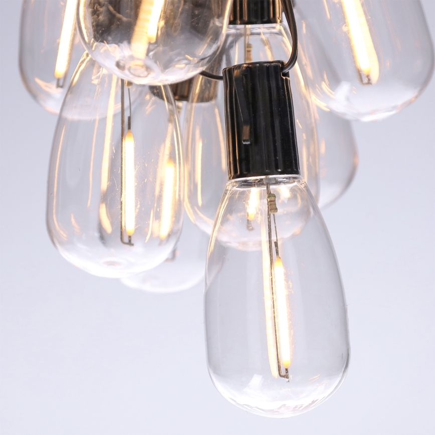 Brilagi - LED Venkovní vánoční girlanda 10xLED/3xAA 3,2m IP44 teplá bílá