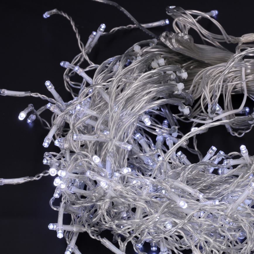 Brilagi - LED Venkovní vánoční řetěz 400xLED/8 funkcí 23m IP44 studená bílá