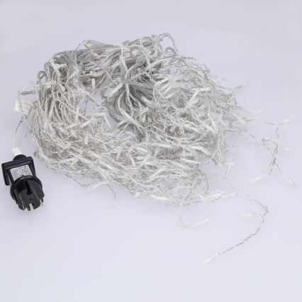 Brilagi - LED Venkovní vánoční řetěz 400xLED/8 funkcí 23m IP44 studená bílá