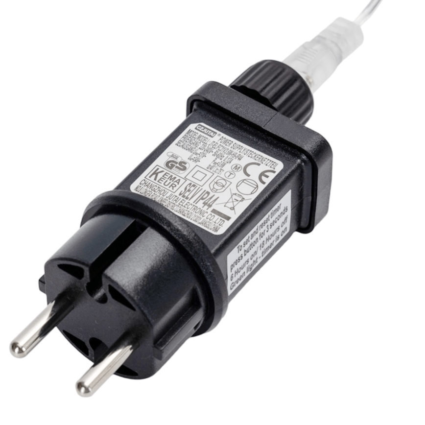 Brilagi - LED Venkovní vánoční řetěz 400xLED/8 funkcí 23x0,6m IP44 studená bílá