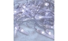 Brilagi - LED Venkovní vánoční řetěz 50xLED/8 funkcí/3xAA 8m IP44 studená bílá