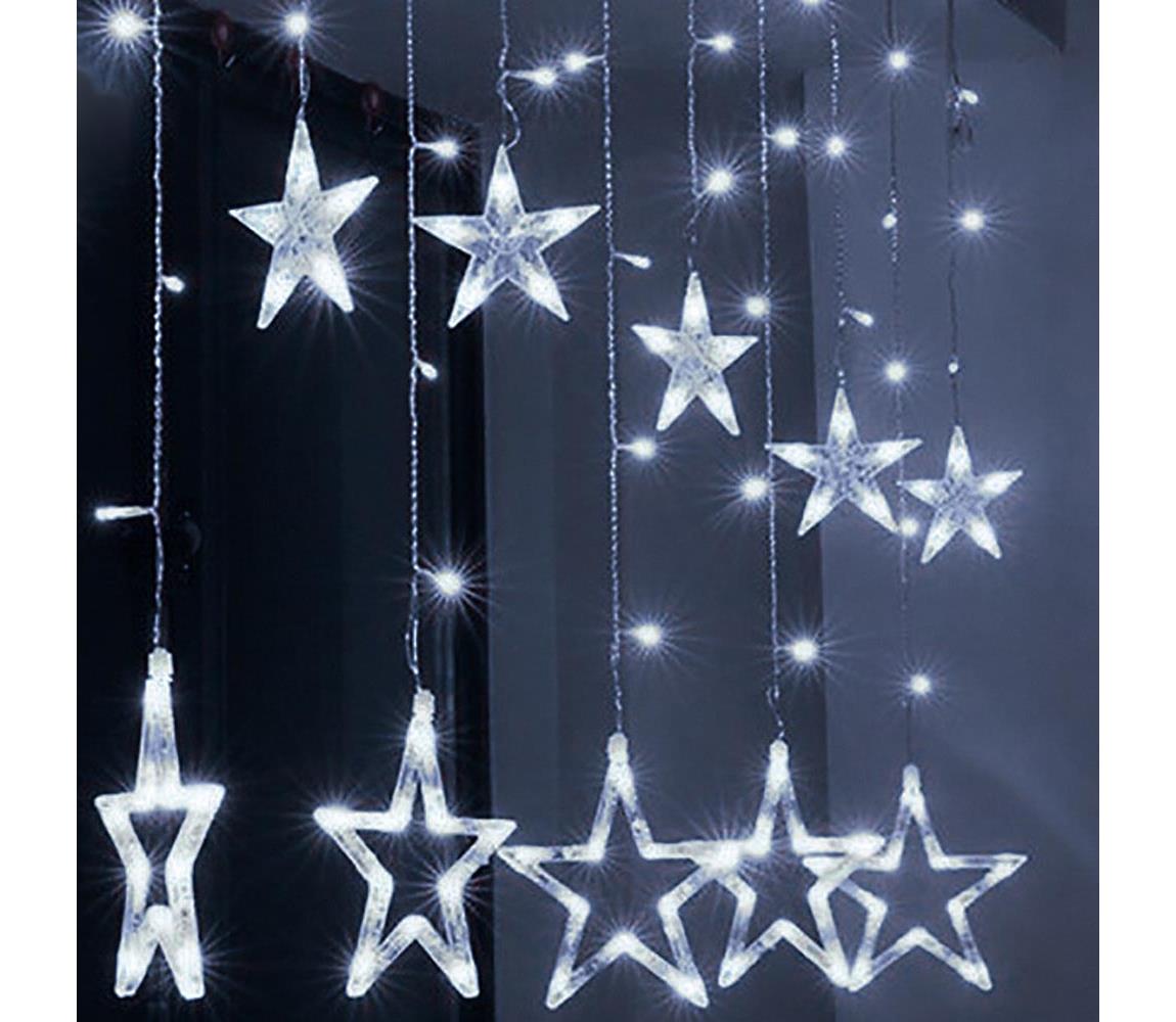 BRILAGI Brilagi - LED Venkovní vánoční závěs 123xLED/3xAA/USB 4,5m IP44 studená bílá BG0424