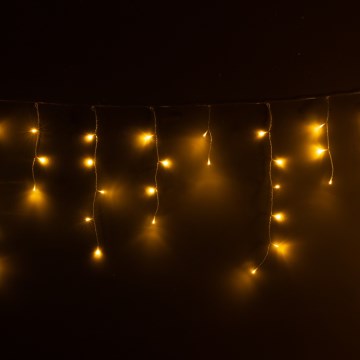 Brilagi - LED Venkovní vánoční závěs 200xLED/8 funkcí 13m IP44 teplá bílá rampouchy