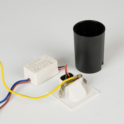 Brilagi - LED Venkovní vestavné svítidlo STAIRDOT LED/2W/230V bílá IP65 hranatý