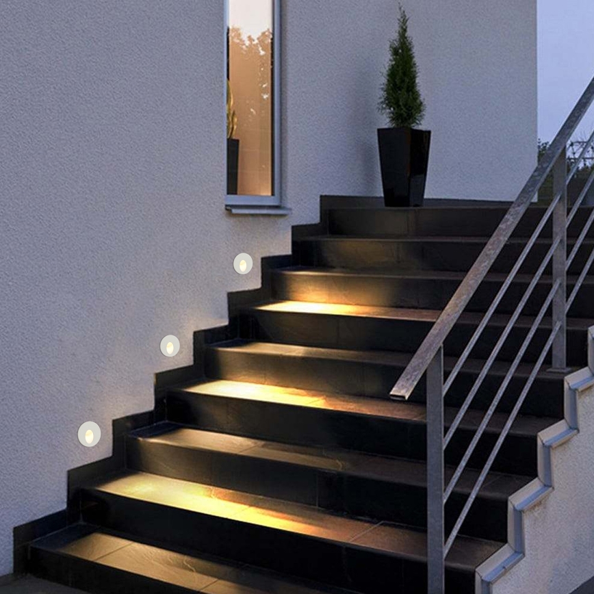 Brilagi - LED Venkovní vestavné svítidlo STAIRDOT LED/2W/230V bílá IP65 kulatý