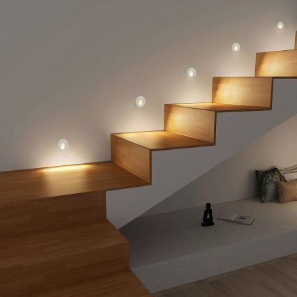 Brilagi - LED Venkovní vestavné svítidlo STAIRDOT LED/2W/230V bílá IP65 kulatý
