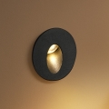 Brilagi - LED Venkovní vestavné svítidlo STAIRDOT LED/2W/230V černá IP65 kulatý