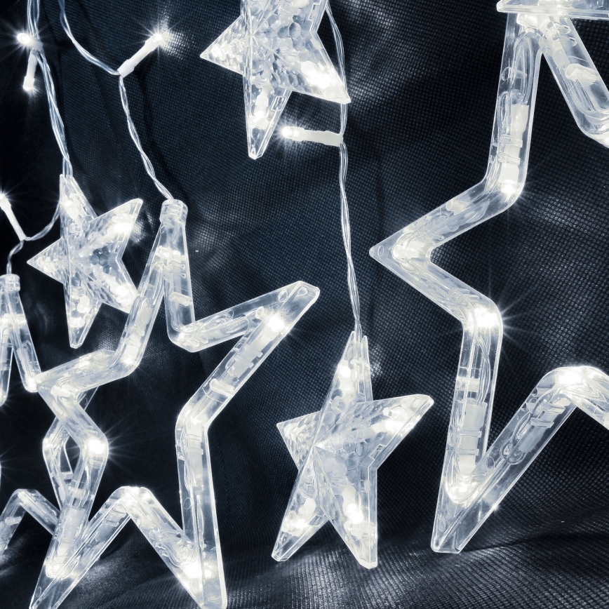 Brilagi - LED Venkovní  závěs 123xLED/3xAA/USB 3m IP44 studená bílá