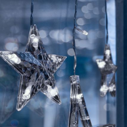 Brilagi - LED Venkovní  závěs 123xLED/3xAA/USB 3m IP44 studená bílá