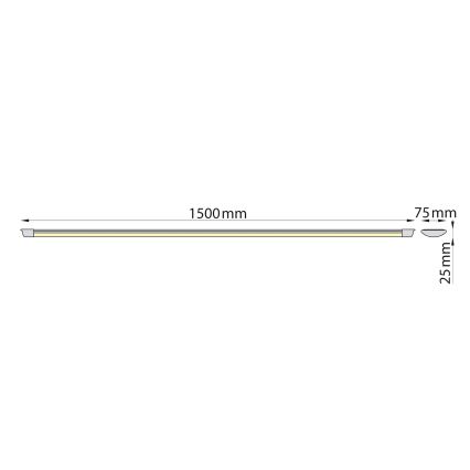 Brilagi - LED Zářivkové svítidlo AVERO LED/45W/230V 150 cm