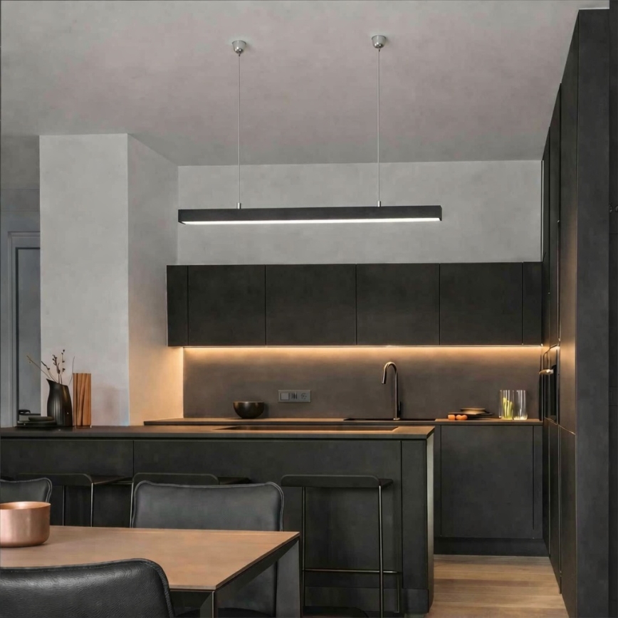 Brilagi - LED Závěsné svítidlo FULLDAY LED/20/30/40W/230V 2700/4000/6000K 120 cm černá