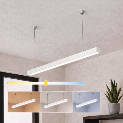 Brilagi - LED Závěsné svítidlo FULLDAY LED/30/40/50W/230V 2700/4000/6000K 150 cm bílá