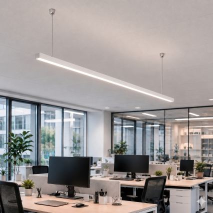 Brilagi - LED Závěsné svítidlo FULLDAY LED/30/40/50W/230V 2700/4000/6000K 150 cm bílá