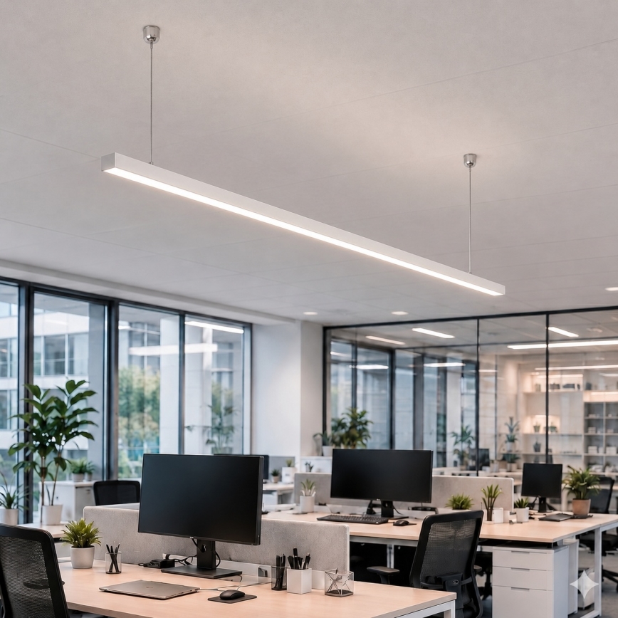 Brilagi - LED Závěsné svítidlo FULLDAY LED/30/40/50W/230V 2700/4000/6000K 150 cm bílá