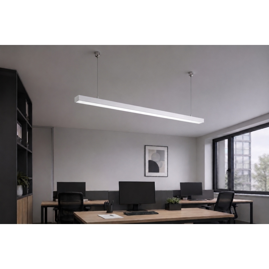 Brilagi - LED Závěsné svítidlo FULLDAY LED/30/40/50W/230V 2700/4000/6000K 150 cm bílá