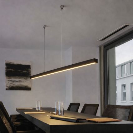Brilagi - LED Závěsné svítidlo FULLDAY LED/30/40/50W/230V 2700/4000/6000K 150 cm černá