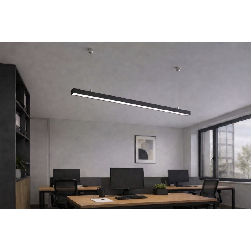 Brilagi - LED Závěsné svítidlo FULLDAY LED/30/40/50W/230V 2700/4000/6000K 150 cm černá
