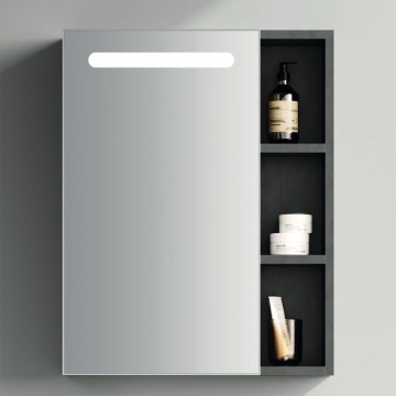 BRILAGI - LED Zrcadlová koupelnová skříňka s podsvícením TRABIA SINGLE 60x70 cm