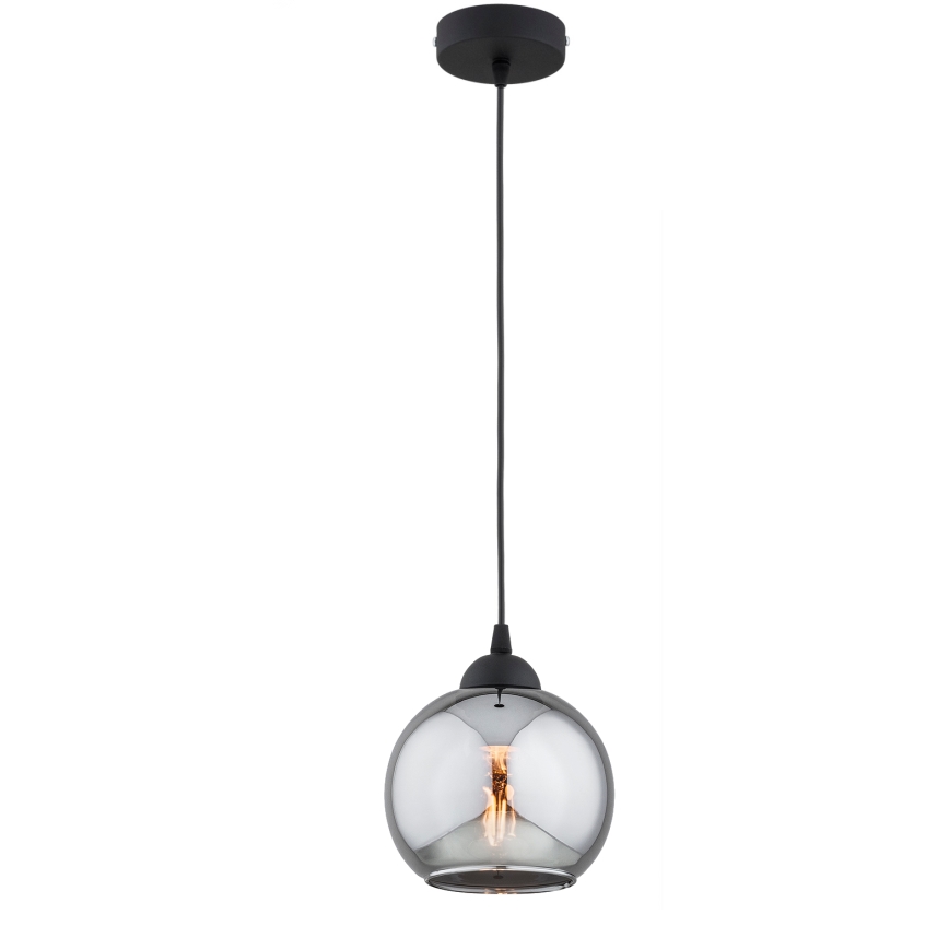 Brilagi - Lustr na lanku 1xE27/60W/230V černá/kouřová šedá