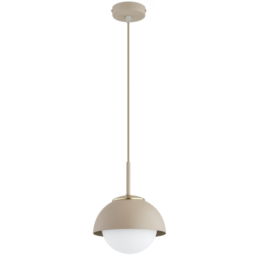 Brilagi - Lustr na lanku 1xE27/60W/230V pr. 18 cm béžová/zlatá