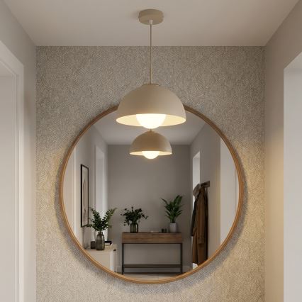 Brilagi - Lustr na lanku 1xE27/60W/230V pr. 30 cm béžová/zlatá
