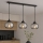 Brilagi - Lustr na lanku 3xE27/60W/230V černá/kouřová šedá