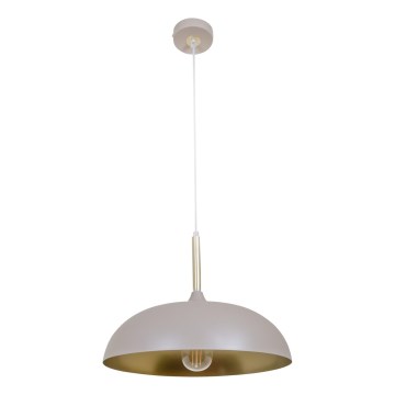 Brilagi - Lustr na lanku ABRAHAM 1xE27/60W/230V pr. 35 cm béžová