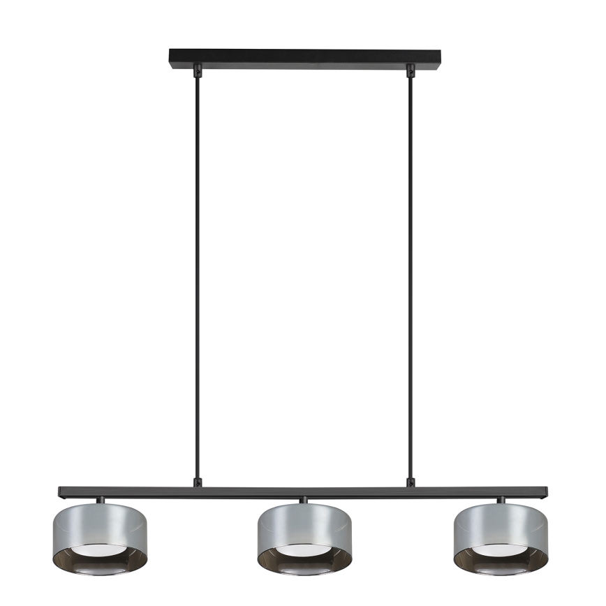 Brilagi - Lustr na lanku AURA LUX 3xGX53/30W/230V černá/kouřová