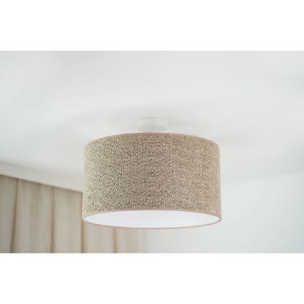 Brilagi - Lustr na lanku BOUCLE ROLLER 1xE27/15W/230V pr. 45 cm hnědá