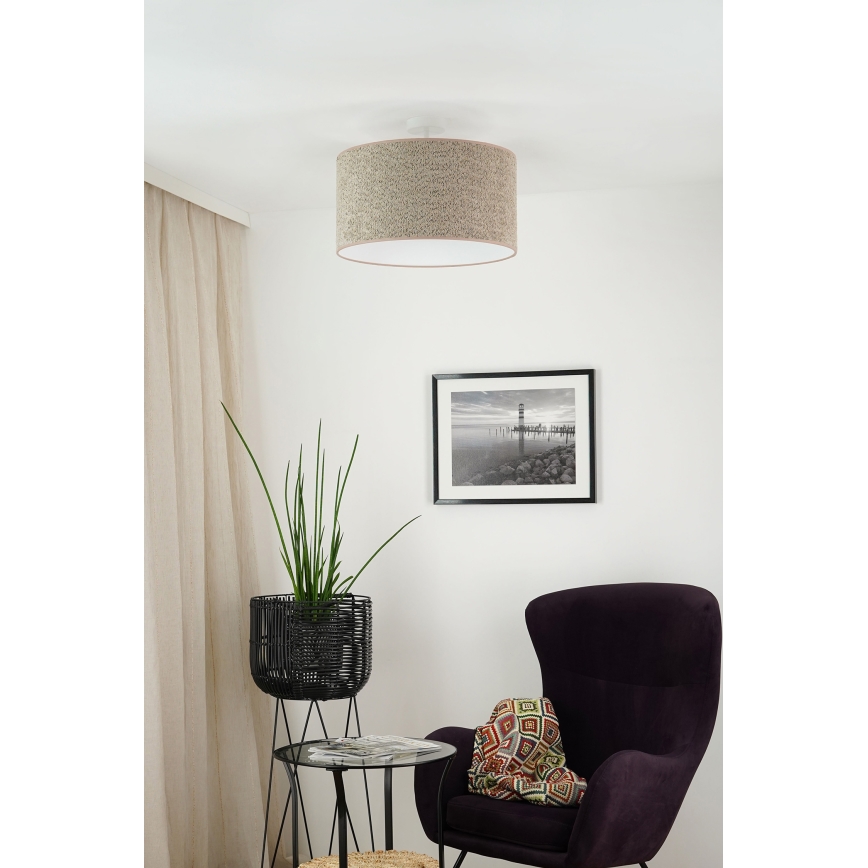 Brilagi - Lustr na lanku BOUCLE ROLLER 1xE27/15W/230V pr. 45 cm hnědá