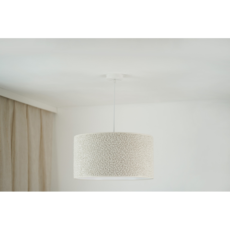 Brilagi - Lustr na lanku BOUCLE ROLLER 1xE27/15W/230V pr. 45 cm krémová
