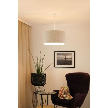 Brilagi - Lustr na lanku BOUCLE ROLLER 1xE27/15W/230V pr. 45 cm krémová