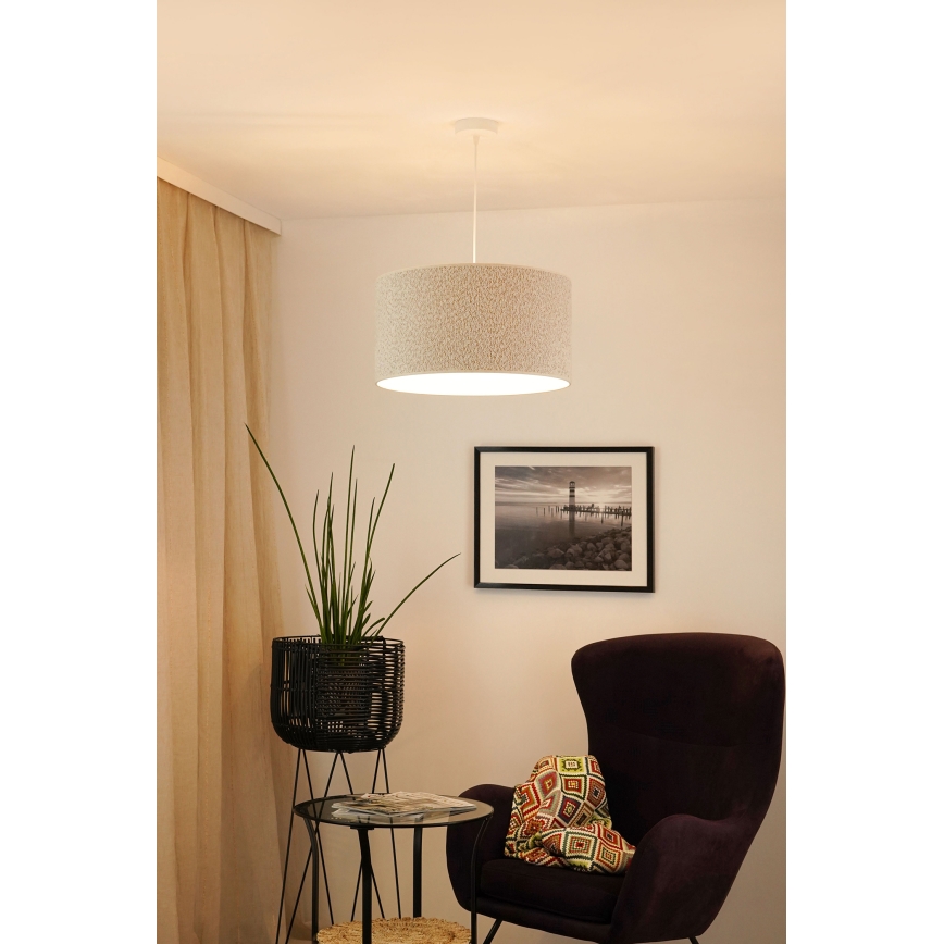 Brilagi - Lustr na lanku BOUCLE ROLLER 1xE27/15W/230V pr. 45 cm krémová