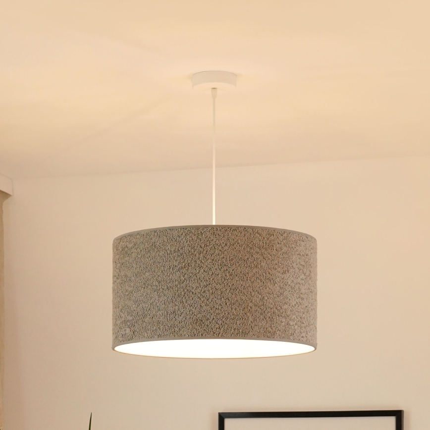 Brilagi - Lustr na lanku BOUCLE ROLLER 1xE27/15W/230V pr. 45 cm šedá