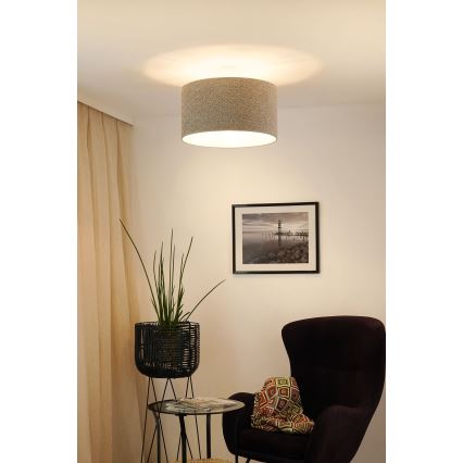 Brilagi - Lustr na lanku BOUCLE ROLLER 1xE27/15W/230V pr. 45 cm šedá