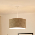 BRILAGI - Lustr na lanku BOUCLE ROLLER 1xE27/15W/230V pr. 50 cm hnědá