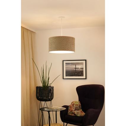 Brilagi - Lustr na lanku BOUCLE ROLLER 1xE27/15W/230V pr. 50 cm hnědá