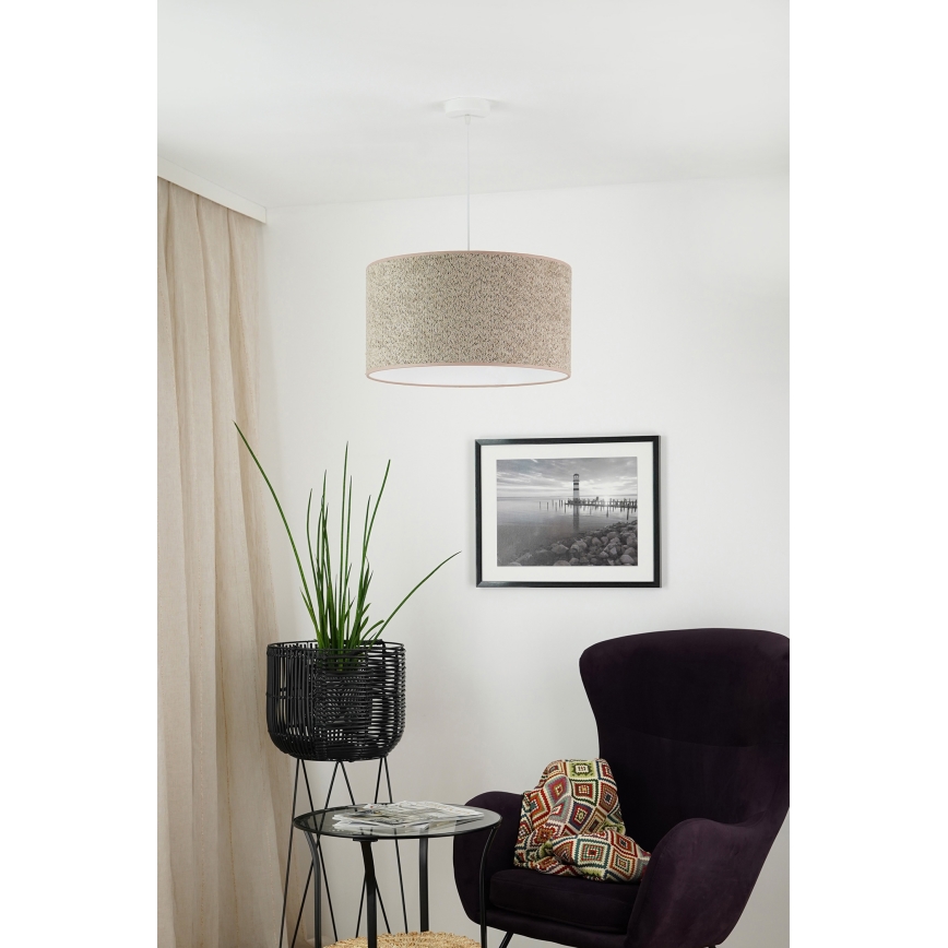 Brilagi - Lustr na lanku BOUCLE ROLLER 1xE27/15W/230V pr. 50 cm hnědá