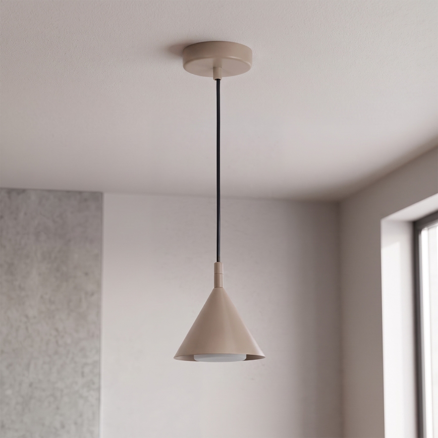 BRILAGI - Lustr na lanku CONE SINGLE 1xGX53/15W/230V béžová