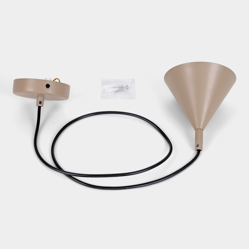 BRILAGI - Lustr na lanku CONE SINGLE 1xGX53/15W/230V béžová