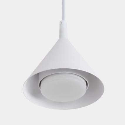Brilagi - Lustr na lanku CONE SINGLE 1xGX53/15W/230V bílá