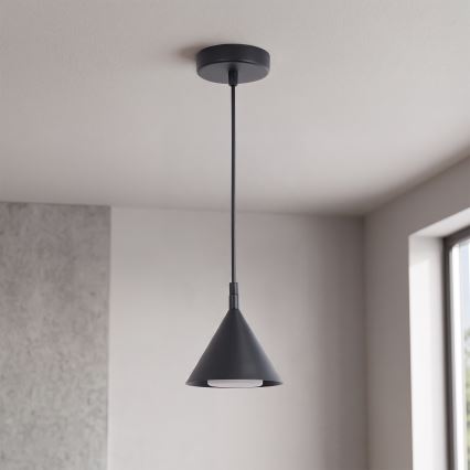 BRILAGI - Lustr na lanku CONE SINGLE 1xGX53/15W/230V černá