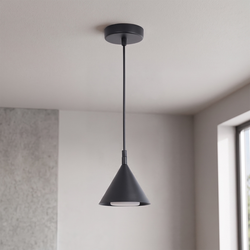BRILAGI - Lustr na lanku CONE SINGLE 1xGX53/15W/230V černá