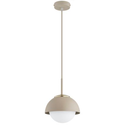 Brilagi - Lustr na lanku COSMO 1xE27/60W/230V pr. 18 cm béžová/zlatá