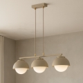 BRILAGI - Lustr na lanku COSMO 3xE27/60W/230V béžová/zlatá