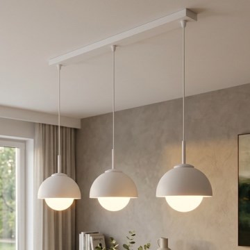 BRILAGI - Lustr na lanku COSMO 3xE27/60W/230V bílá/zlatá