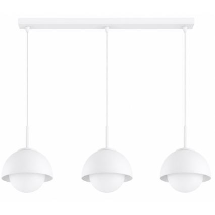 BRILAGI - Lustr na lanku COSMO 3xE27/60W/230V bílá/zlatá