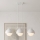 BRILAGI - Lustr na lanku COSMO 3xE27/60W/230V bílá/zlatá